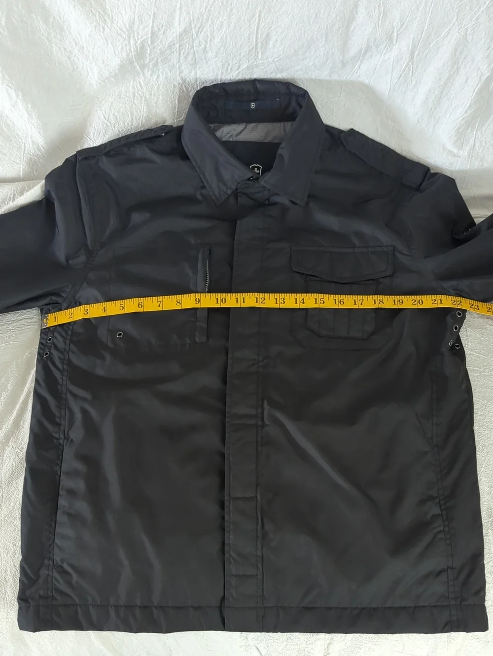 Victorinox Swiss Army Pertex 163 Field Utility Jacket Mens Sz M Black